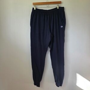 Champion Men's Navy Blue Lightweight Joggers - Large